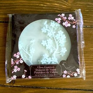 GLASS Coasters - Cherry Blossoms